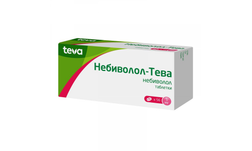 Небиволол Тева, таблетки 5мг №56