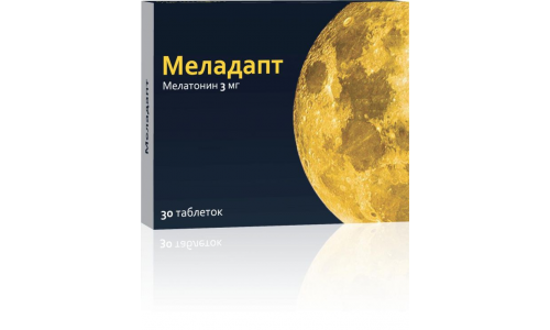 Меладапт, таблетки ппо 3мг №30