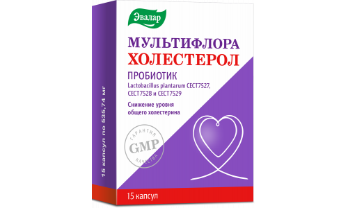 Мультифлора Пробиотик Холестерол, капсулы №15