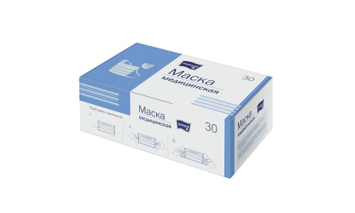 Маска медиц Матопат 3-х слойная №30 Белла