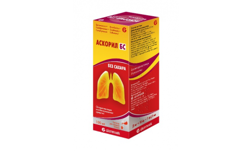 Аскорил Экспекторант (Аскорил БС), раствор для внутр примен фл 100мл