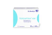 Телсартан АМ, таблетки 10мг/40мг №28