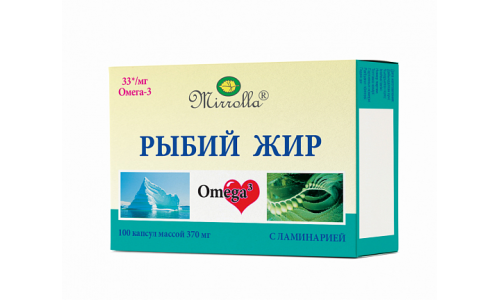 Рыбий Жир, капсулы №100 ламинария