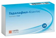 Тадалафил Ксантис, таблетки ппо 5мг №28