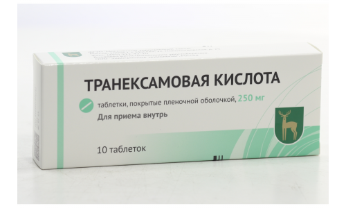 Транексамовая Кислота таб ппо 250мг №10