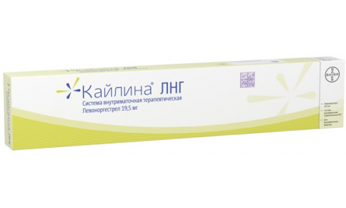 Кайлина ЛНГ, система внутриматоч терапев 19,5мг блистер и/у
