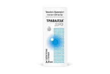 Травалза Дуо, капли глазн 5мг/мл+0,04мг/мл 2,5мл