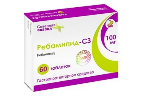 Ребамипид СЗ, таблетки ппо 100мг №60