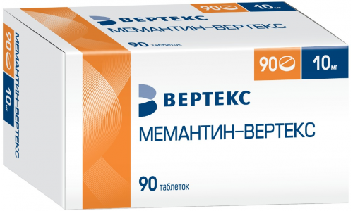 Мемантин Вертекс, таблетки ппо 20мг №90 фото 2