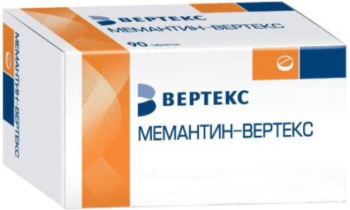 Мемантин Вертекс, таблетки ппо 20мг №90