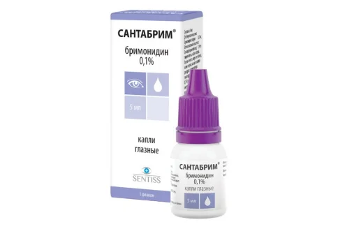 Сантабрим, капли глазн 0,1% 5мл