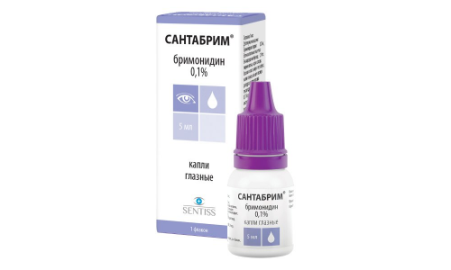 Сантабрим, капли глазн 0,1% 5мл