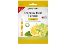 Доктор Тайсс леденцы от кашля 75г вит С лимон и липа