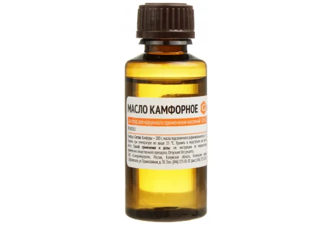Камфорное Масло, раствор для наруж примен масл 10% 30мл