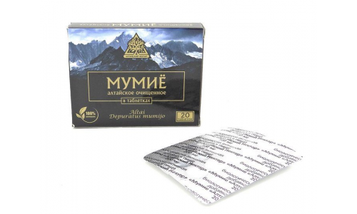 Мумие Алтайский Нектар, таблетки №20
