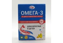 Омега 3 из дикого камч лосося для взр и дет, капсулы 600мг №45
