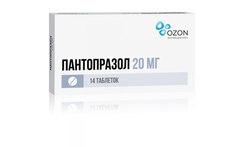 Пантопразол таб по кишечнораств 20мг №14