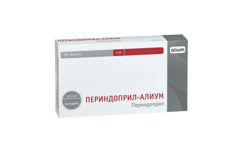 Периндоприл Алиум, таблетки ппо 4мг №90