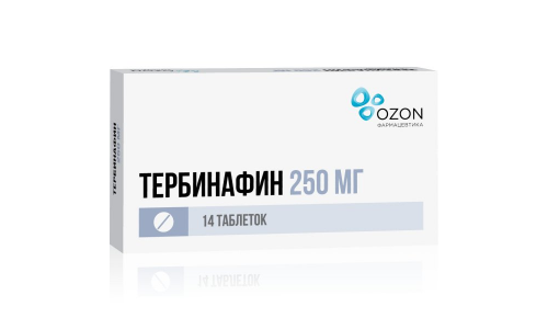 Тербинафин, таблетки 250мг №14