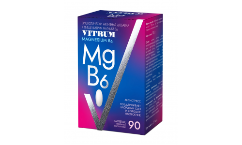 Витрум магний В6, таблетки 1200мг №90