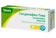 Силденафил Тева, таблетки ппо 100мг №12