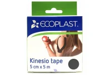 Кинезио-Тейп Экопласт бинт 5смX5м черный
