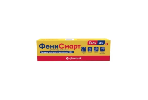 Фенисмарт, гель для наружн примен 0,1% 50г