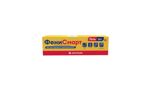Фенисмарт, гель для наружн примен 0,1% 30г