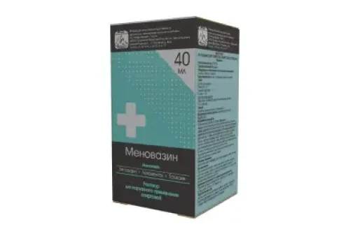 Меновазин, раствор для наруж примен спирт фл 40мл