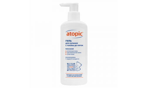 Атопик гель для купания с головы до пяток 250мл
