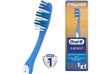зубная щетка Орал Би 1-2-3 чистота свежесть даже между зубов средняя 40