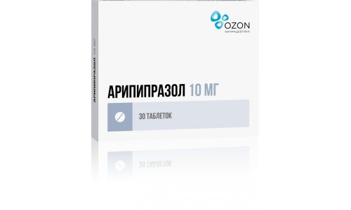 Арипипразол, таблетки 10мг №30