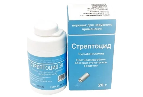 Стрептоцид, порошок для наруж примен банка 20г