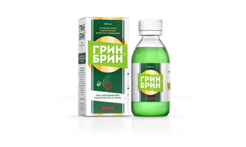 Грин Брин р-р д/местн прим 1,5мг/мл фл 120мл