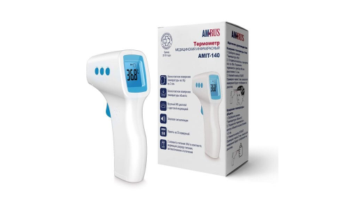 Термометр инфракрасный лобный AMIT-140