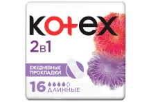 Прокладки Котекс ежед 2в1 длинные №16