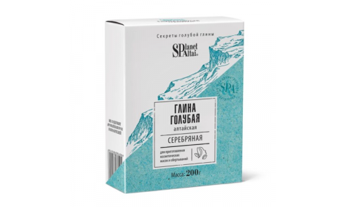 Планета Spa Алтай глина голубая серебр 200г