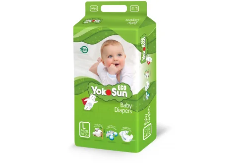 Yokosun Eco подгузники для детей р.L №50 9-13 кг