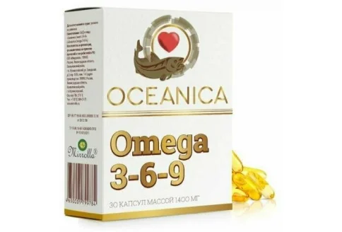 Океаника Омега 3-6-9, капсулы 1400мг №30