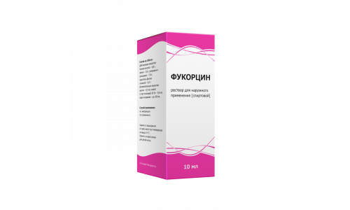 Фукорцин р-р д/наруж примен 10мл крышка-помазок