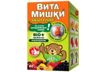 ВитаМишки Био+, пастилки жев №60 пребиотик
