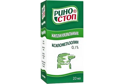 Риностоп, капли наз 0,1% 20мл