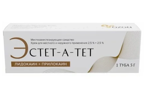 Эстет-а-тет, крем для наруж/местн прим 2,5%+2,5% туб 5г