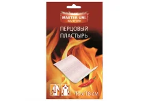 Мастер Юни пластырь перцовый 10смX18см