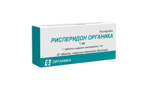 107 Рисперидон-Органика таб ппо 1мг №20