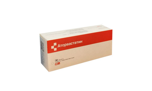 Аторвастатин, таблетки ппо 40мг №30
