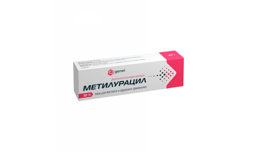 Метилурацил, мазь д/мест и наруж примен 10% 25г