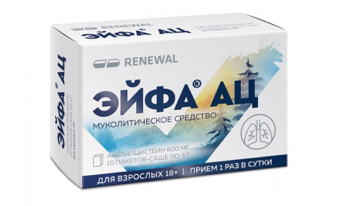 Эйфа АЦ, гранулы для раствора внутр 600мг 3г №20