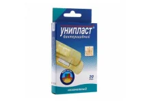 Унипласт пластырь бактерицидный 1,9смX7,2см №20 незаметный