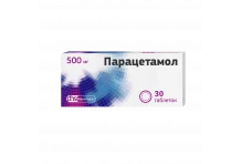 Парацетамол, таблетки 500мг №30